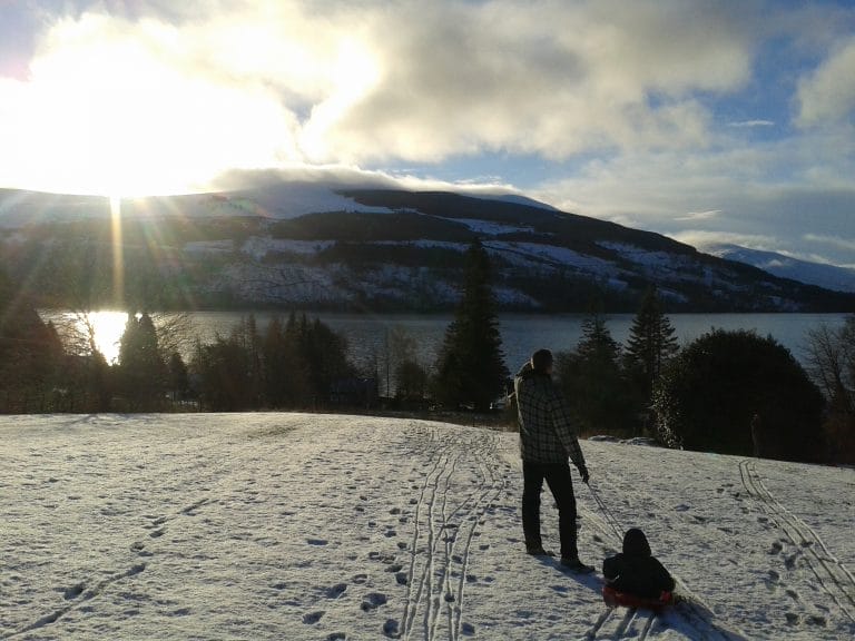 A Scottish Winter Wonderland? Found It! A magical Aberfeldy Airbnb