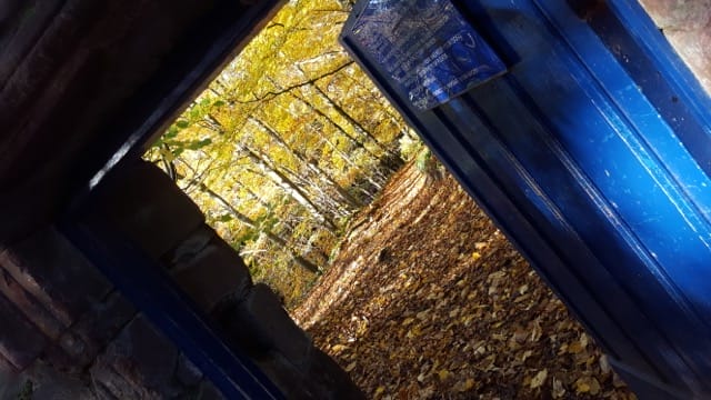 What Lurks Behind the Blue Door? Edzell Rocks of Solitude Walk